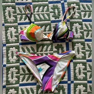 Vintage authentic Emilio Pucci bikini size 40